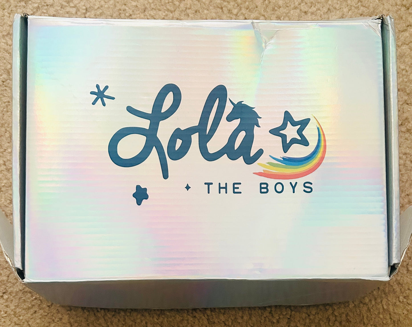 #15 Lola and the Boys 9.5c (26) Sparkle Star Cowboy Boots Never Worn