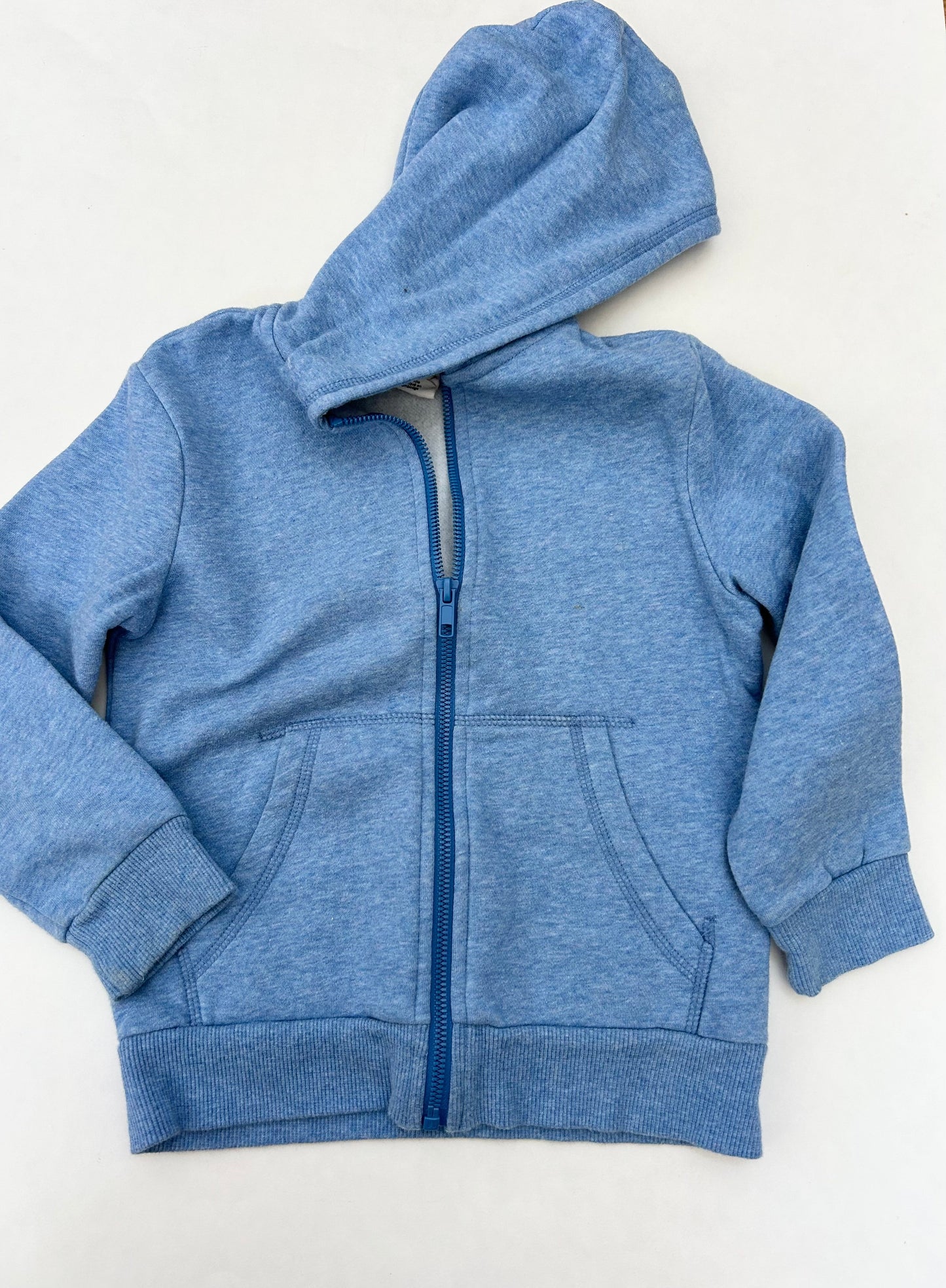#6 Boys size 4-6y H&M light blue full zip hoodie