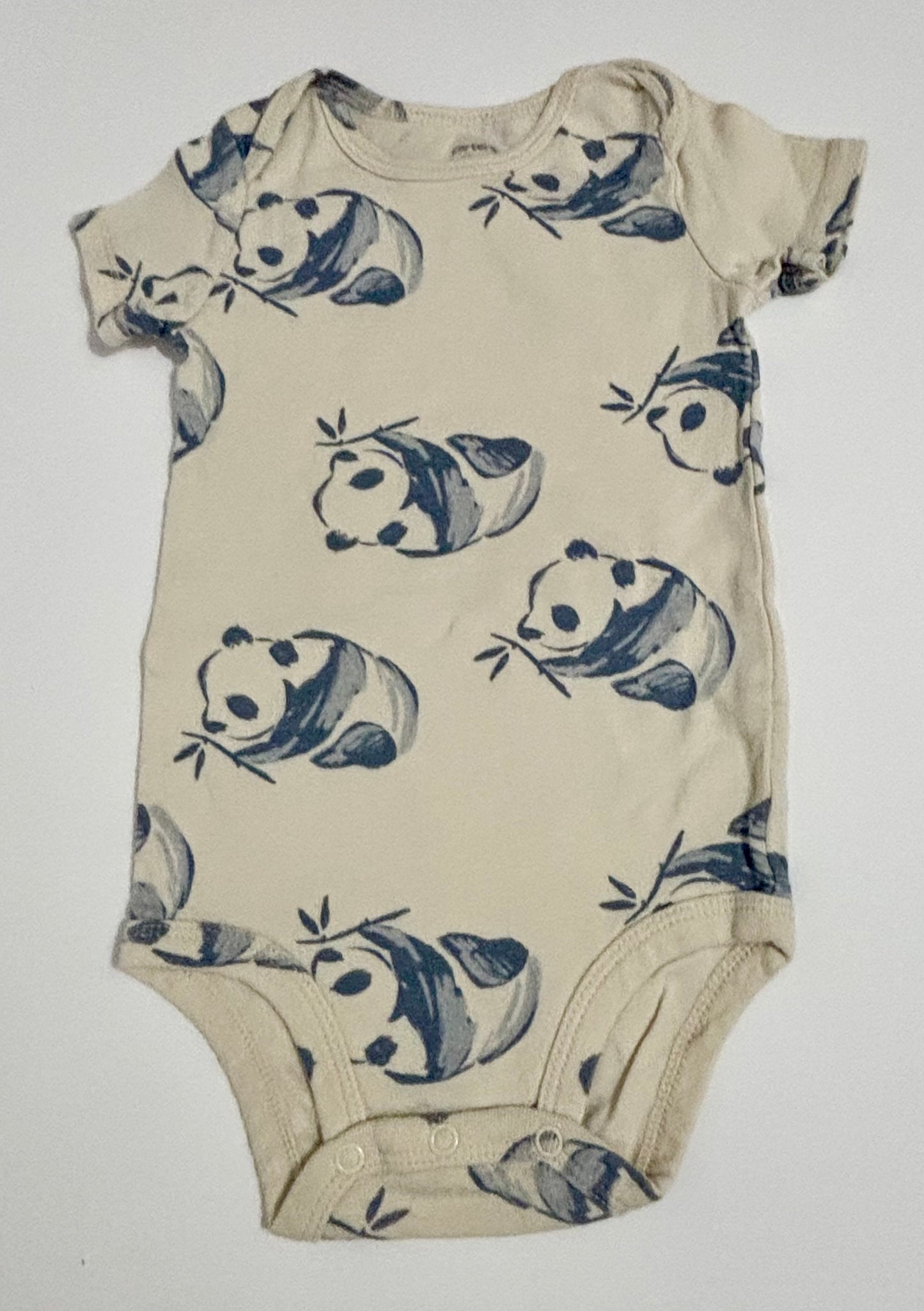 #132 - Carter's: Panda Onesie, 18M