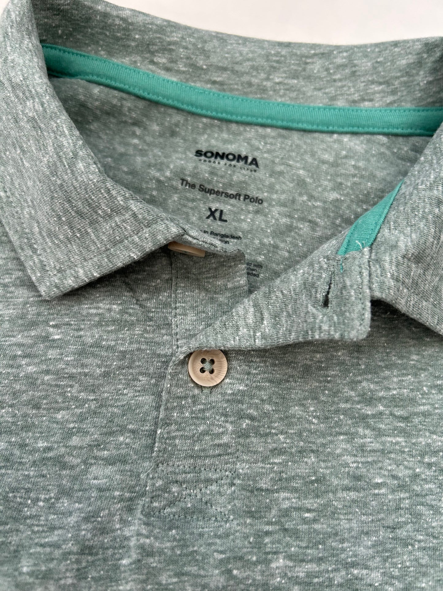 #6 Boys size Youth XL 14-16 Sonoma vintage light green polo