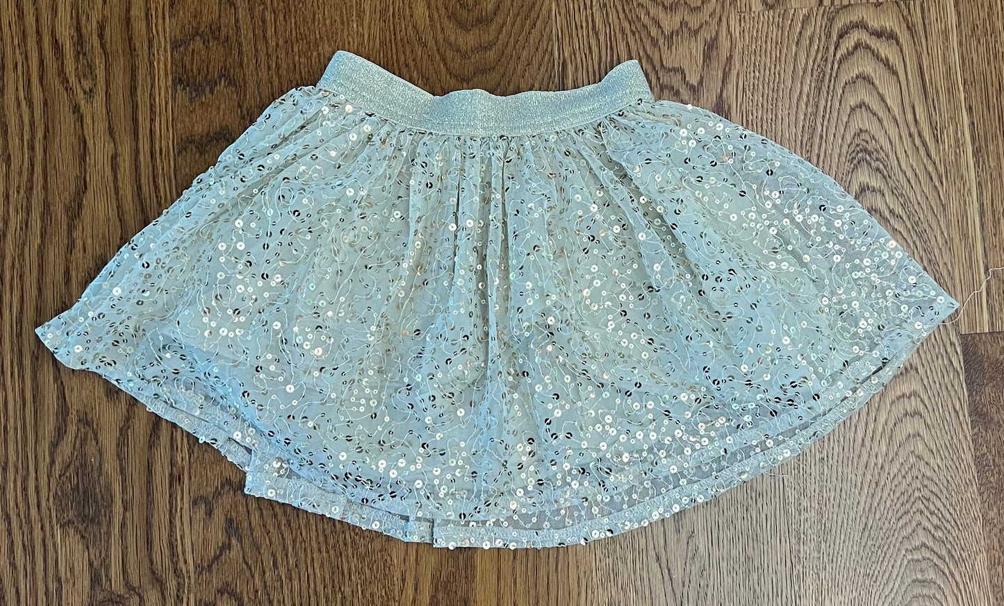#33 Girls 4T OshKosh Gold Sparkle Skirt