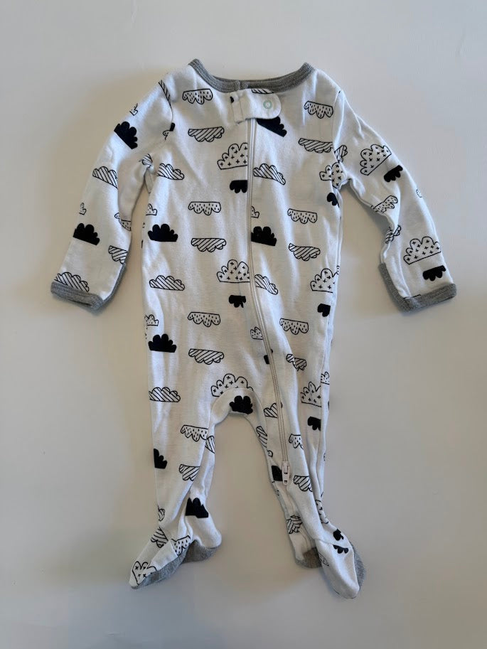 #78 REDUCED Cloud Island 2 Piece Stars and Clouds Pajamas Boys 3M