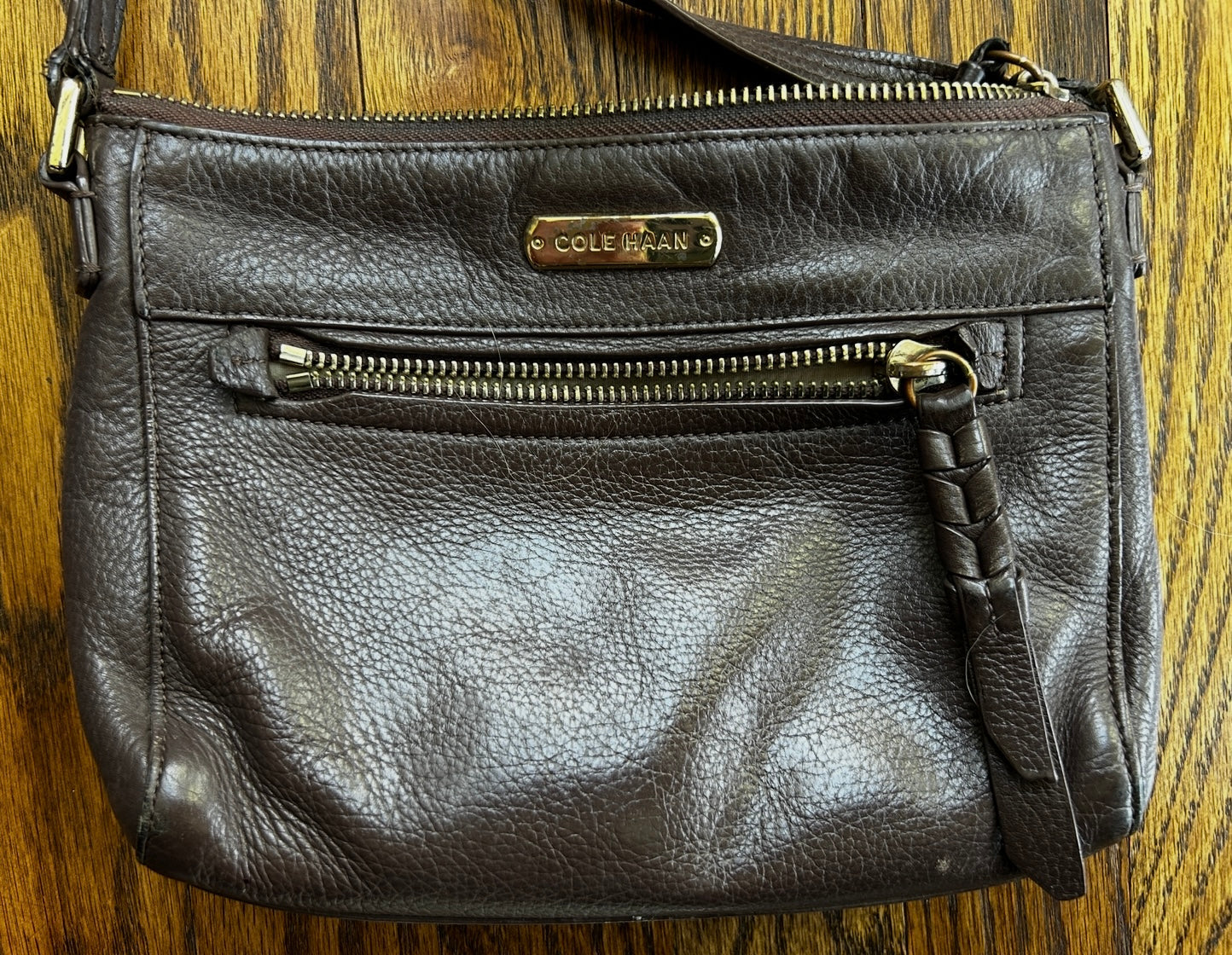 #35 Cole Haan brown leather purse