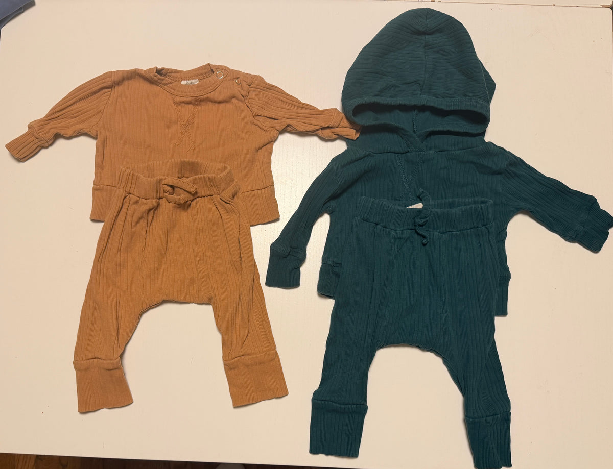 #93 Kate Quinn ribbed sets bundle size 3-6 months