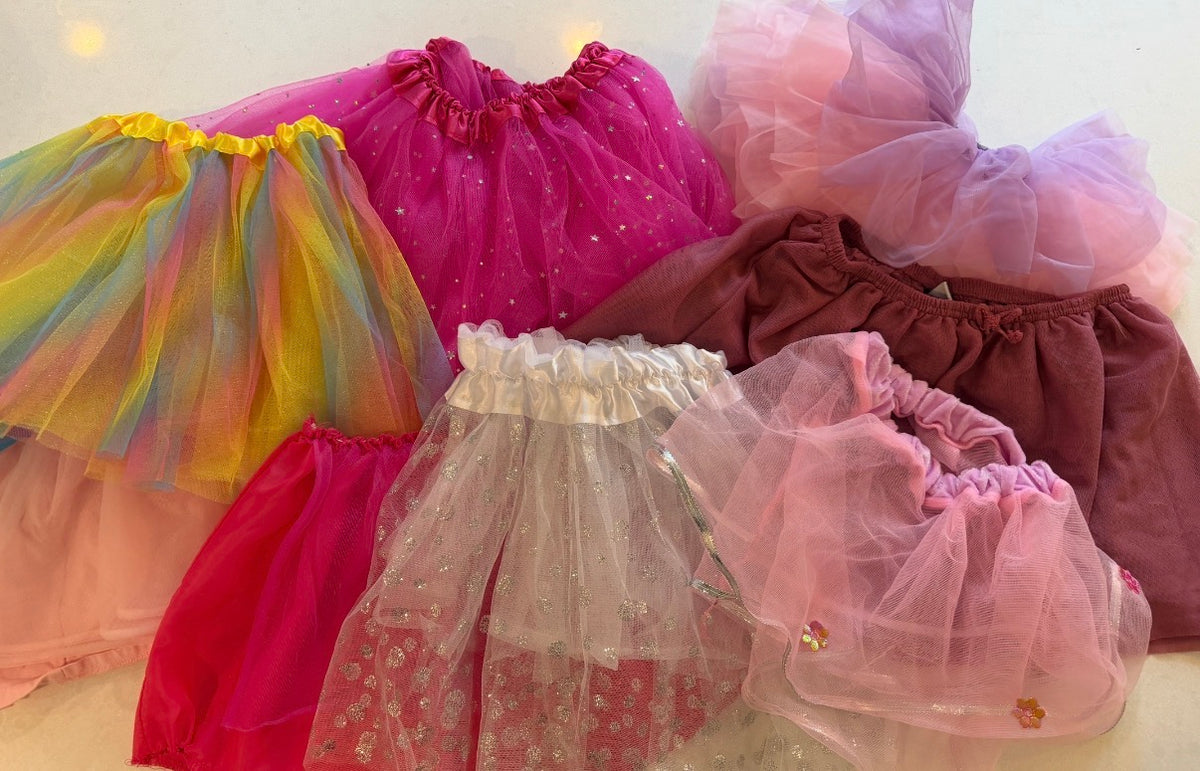 #9 Girls 3T+ Bundle of Tulle / Tutu Skirts (8 Total!)