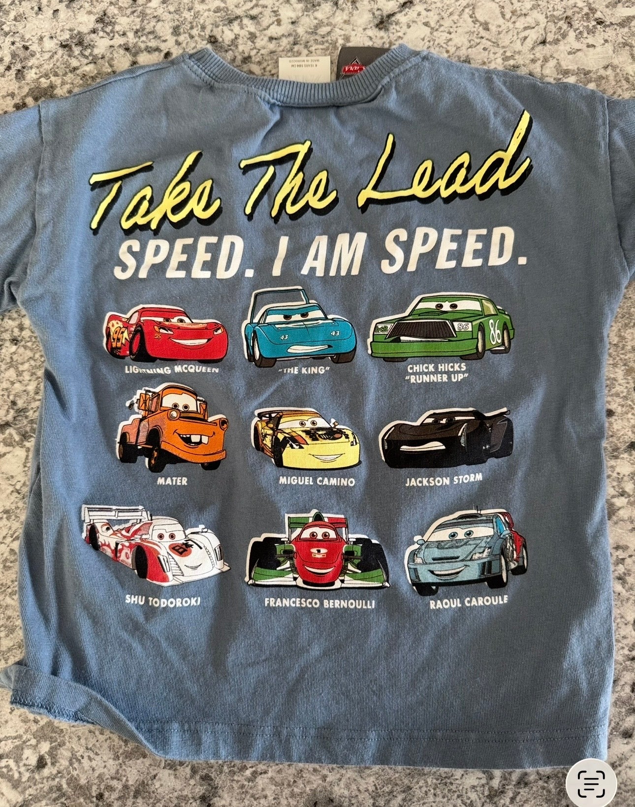 #107 Zara Lightning McQueen Tee 3T