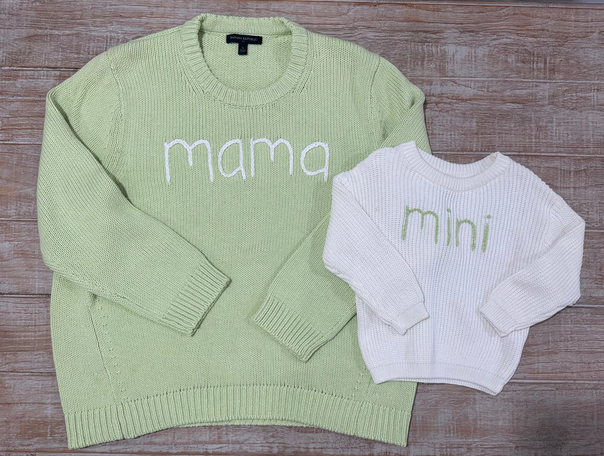 #108 Custom Mama & Mini Sweater Set Women's Size M