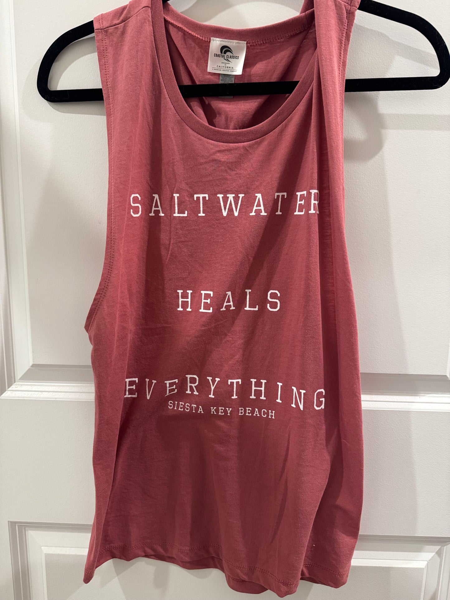 #107 Siesta Key Muscle Tank size L