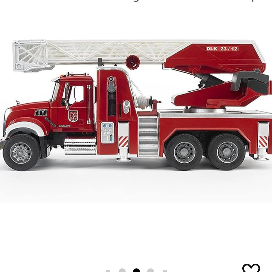 #1 Bruder Mack Fire Truck NEW REDUCED