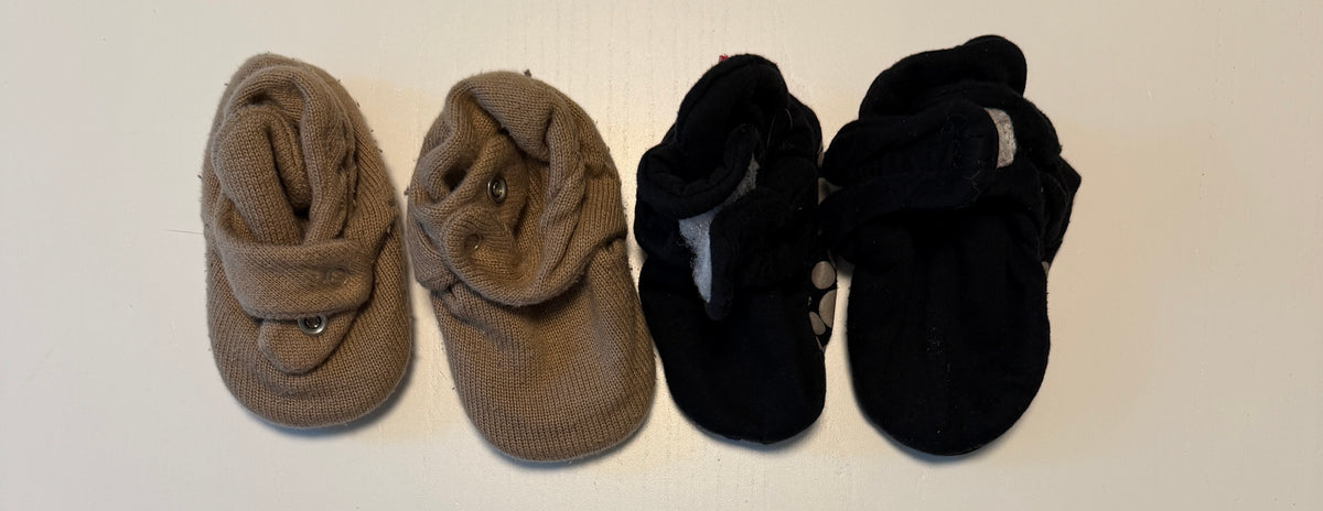 #93 Ten Little & Zutano baby bootie bundle (size 3-6 months/small)
