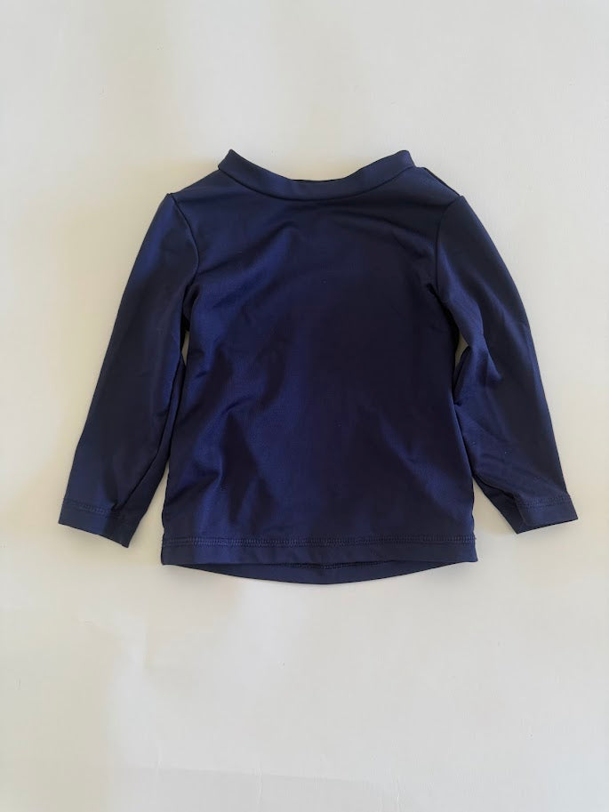 #78 REDUCED Cat & Jack Navy Long Sleeve Swim Shirt Boys Size 12M
