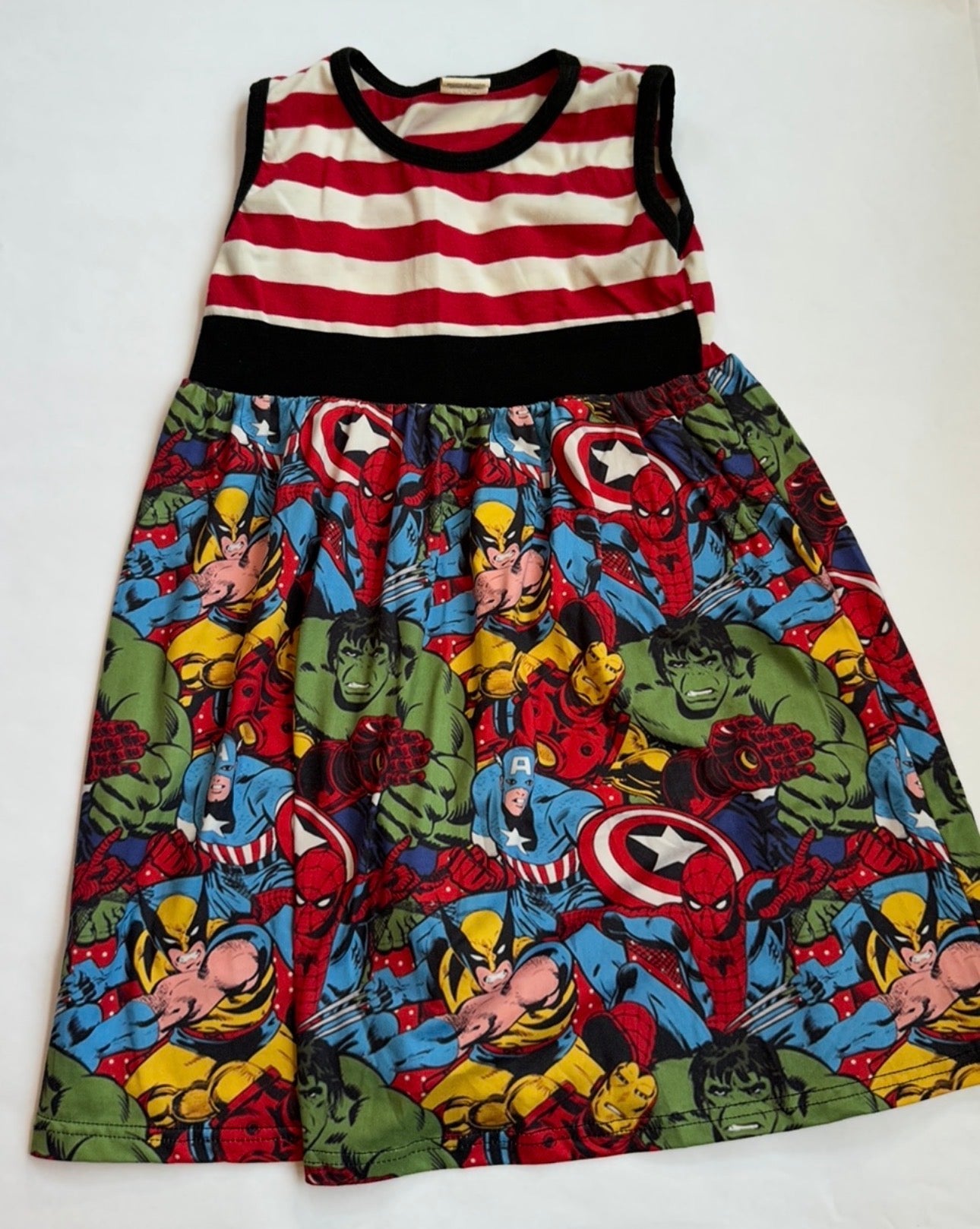 #10 | Girls 6/7 Superhero dress