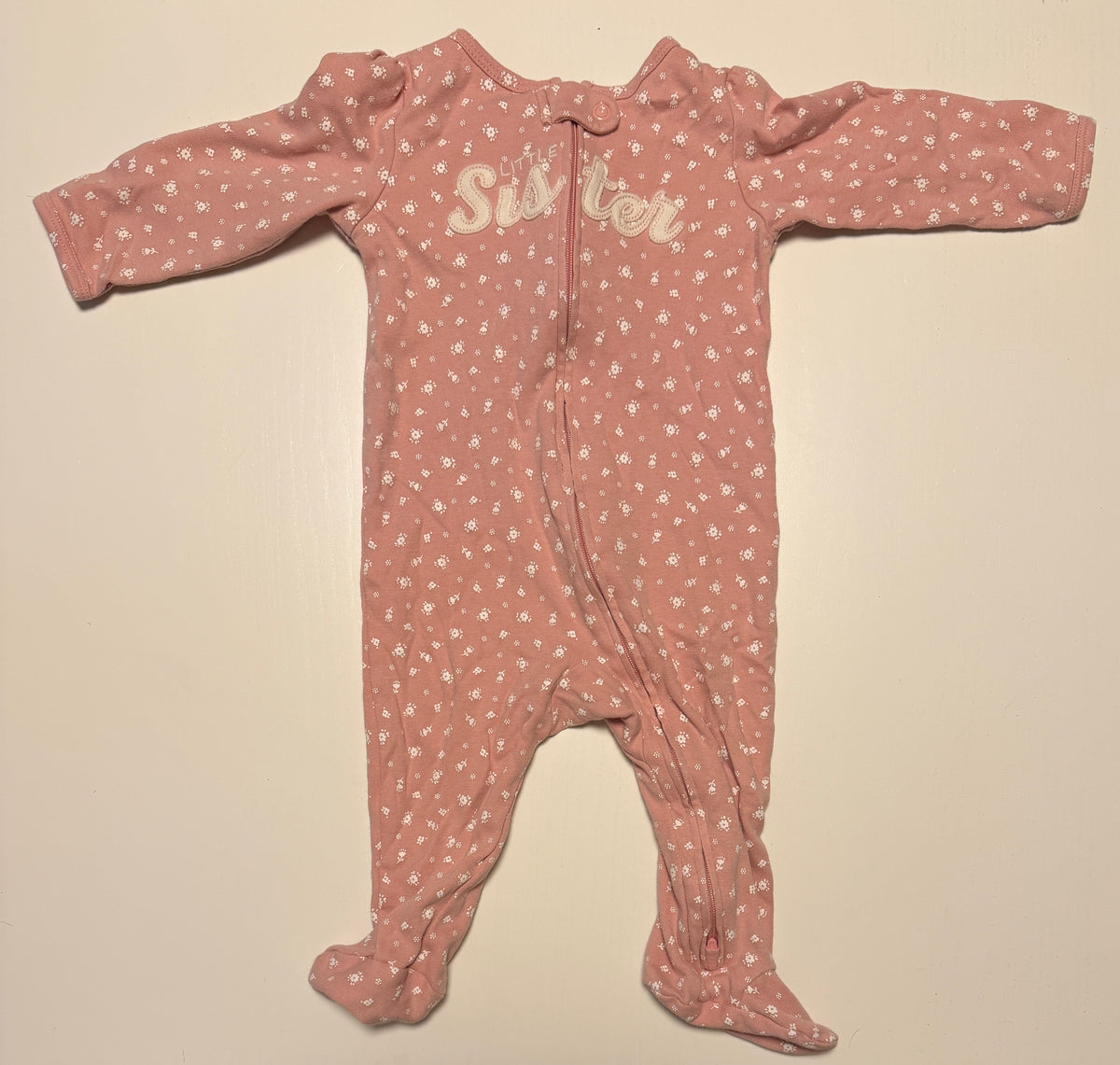 #93 Carters 3-pajama bundle baby girl size 3-6 months