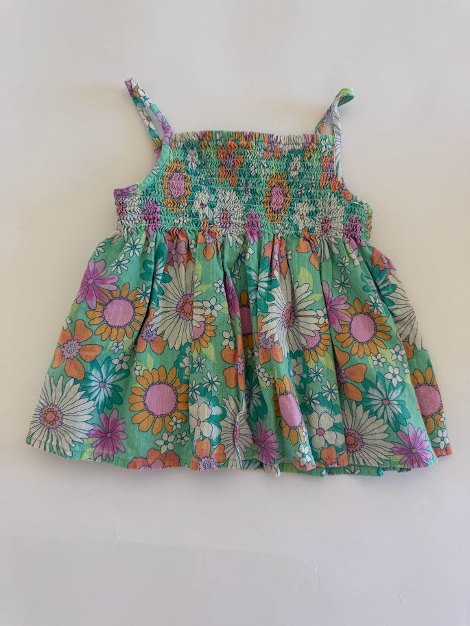 #78 REDUCED Jumping Beans Floral Shirt Girls Size 4T