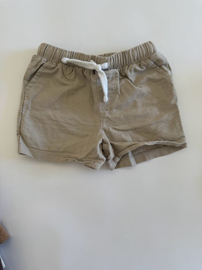 #78 REDUCED Old Navy Tan Shorts Boys 6-12M