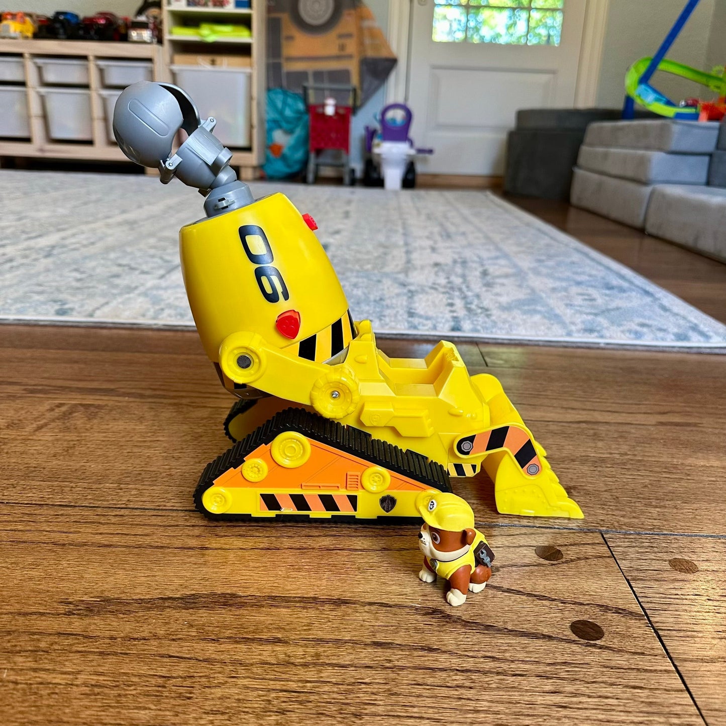#95 Paw Patrol The Movie Rubble Deluxe Bulldozer Construction Vehicle