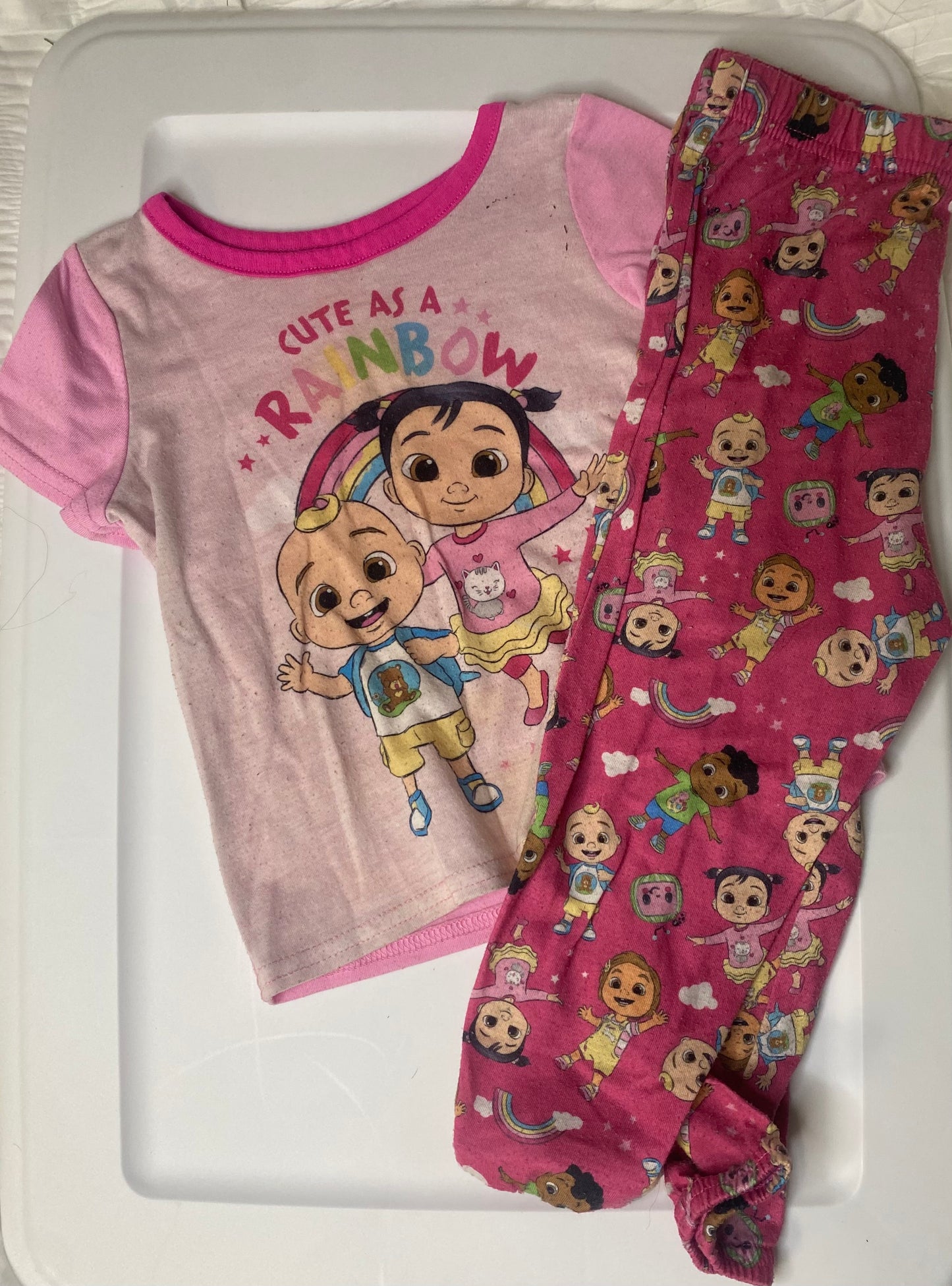 Seller #66 Girls 3T Cocomelon Pajama Set