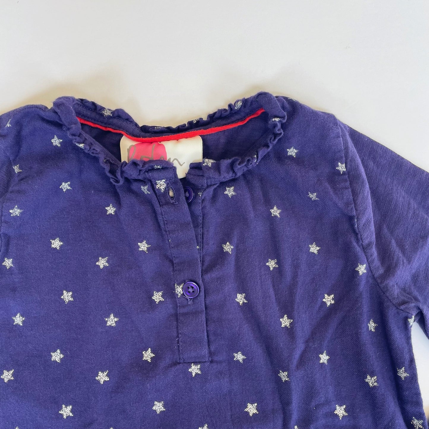 #118 | Size 3-4 y | Mini Boden Girls Star Long Sleeve Top