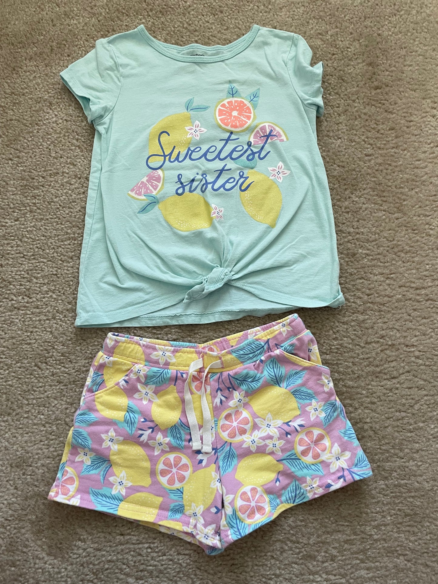 Seller 71: Girls size 6 sister outfit