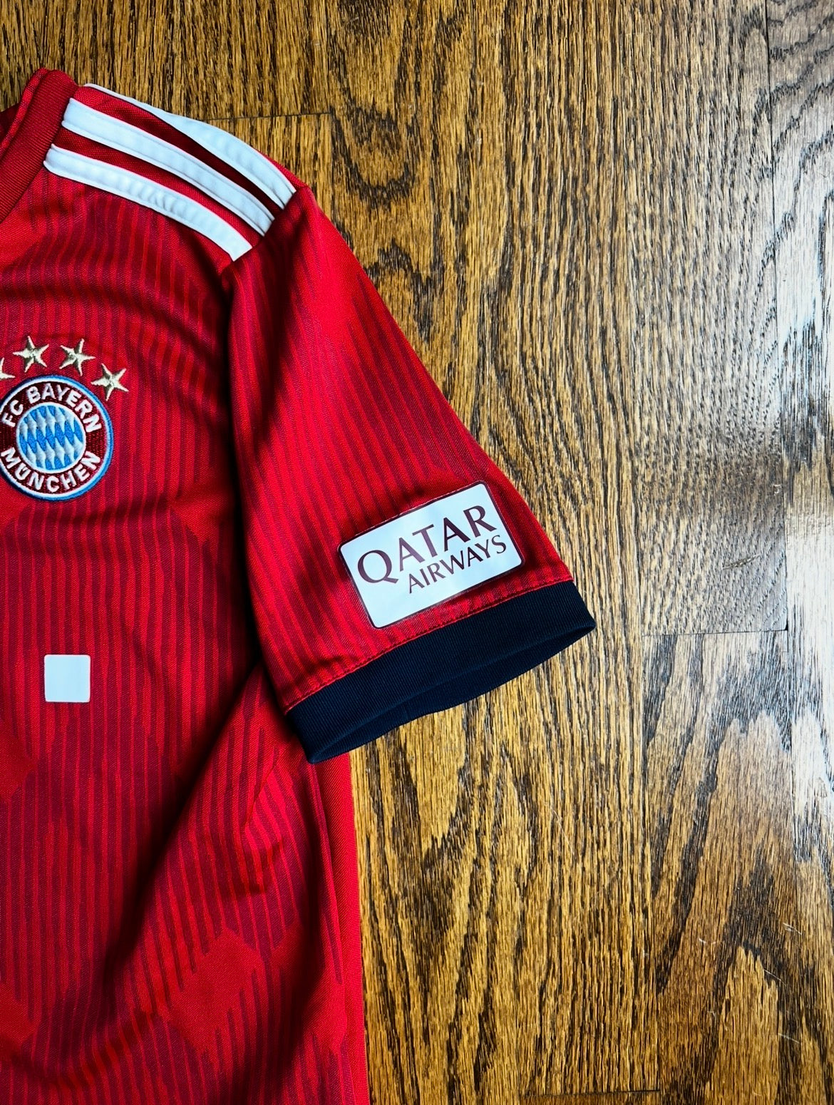 Seller #115 - Adidas Youth Medium Red Bayern Munich Soccer Jersey, VGUC