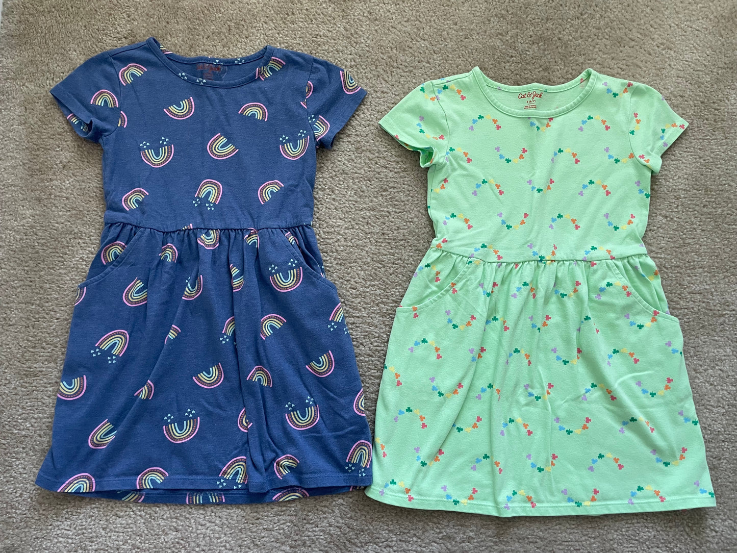 Seller 71: Girls Cat and Jack size 6 dress bundle