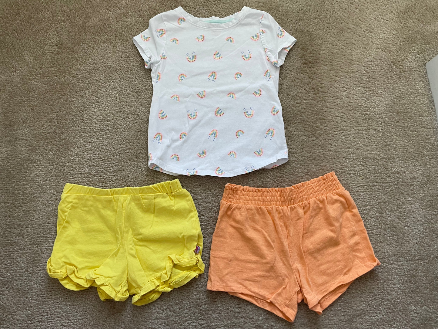 Seller 71: Girls size 6 shorts and shirt bundle
