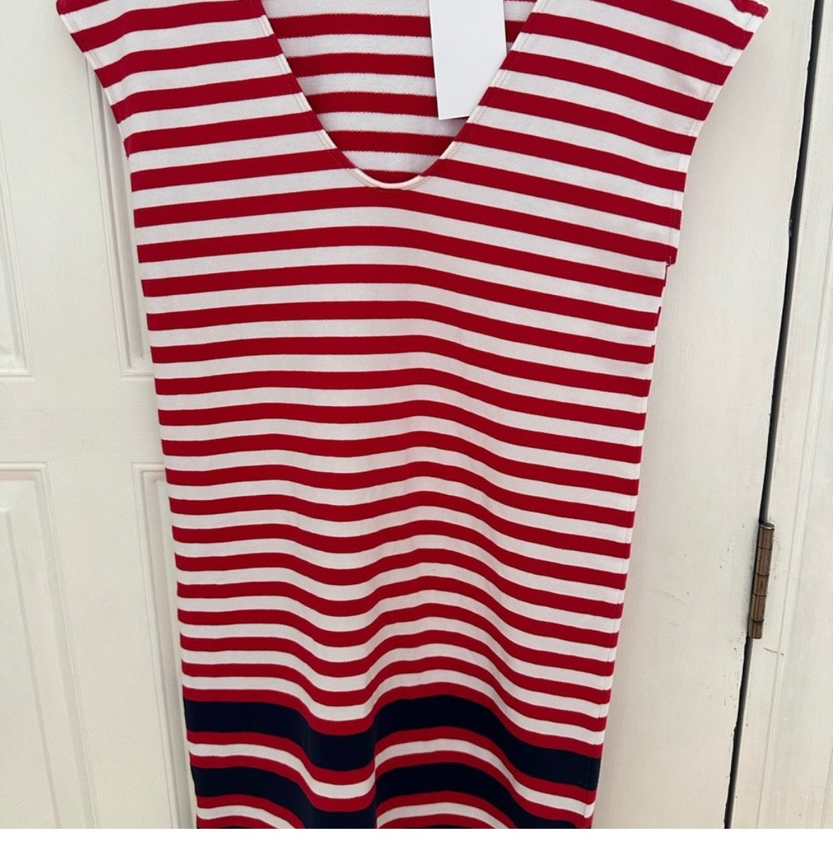 #130 Vineyard Vines Sz XXS Womens Cotton Striped Dress