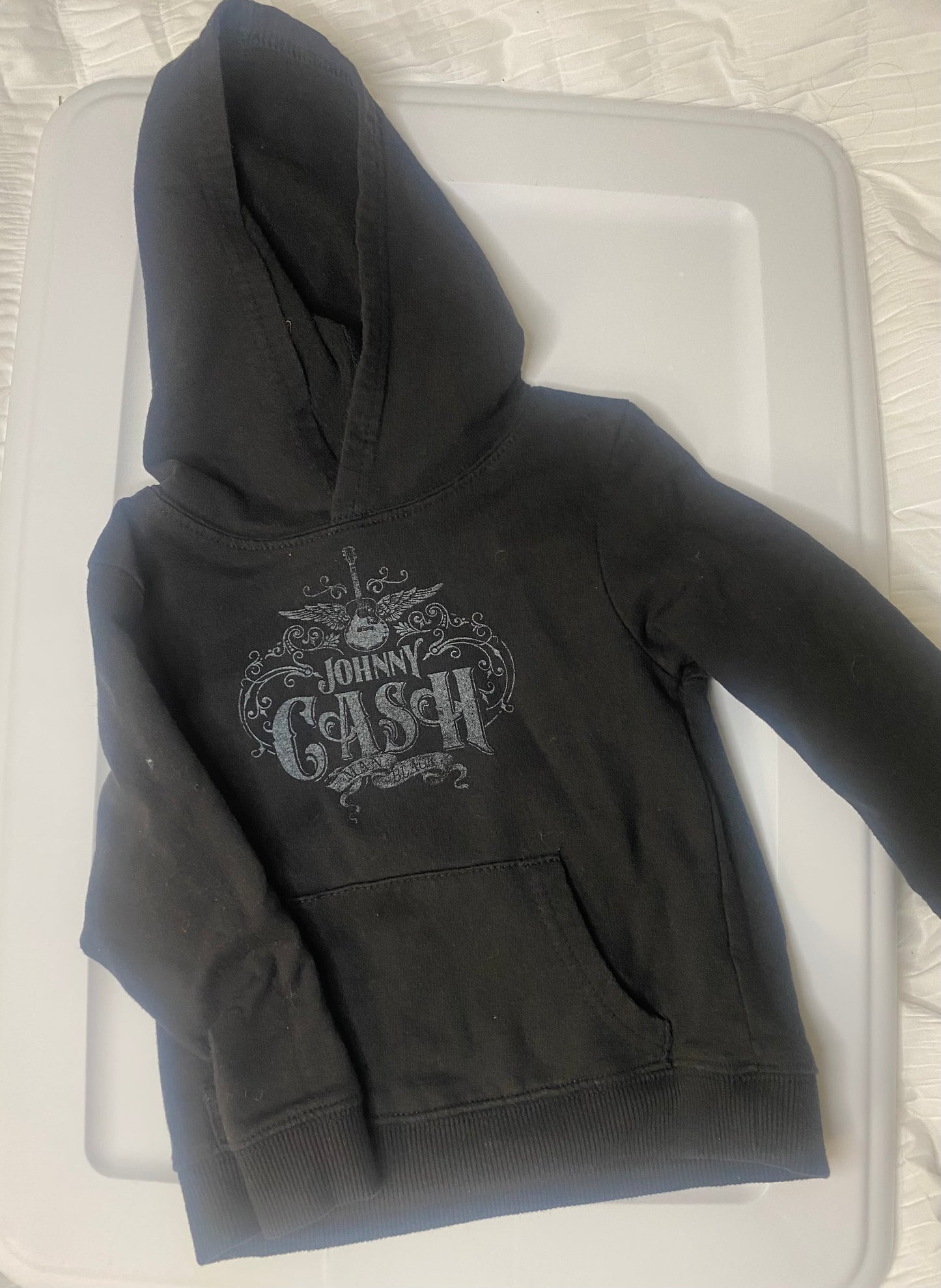 Seller #66 Boys 18 Mon Johnny Cash Hoodie