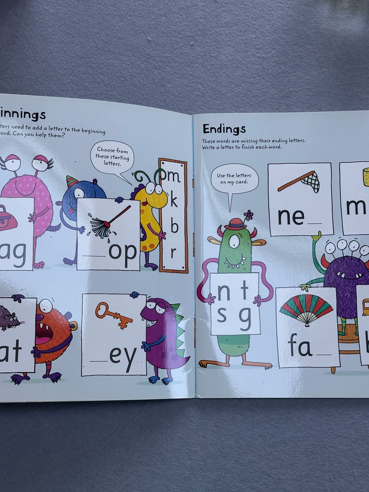 #163 Usborne Wipe-Clean Starting Spelling