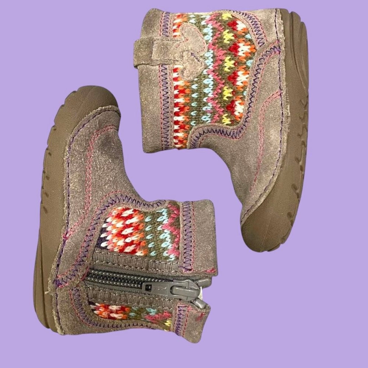 #1 Stride Rite barefoot winter bootie 3.5 infant REDUCED