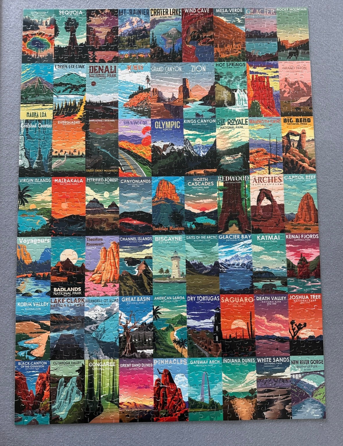 #163 National Parks 1000 Piece Puzzle
