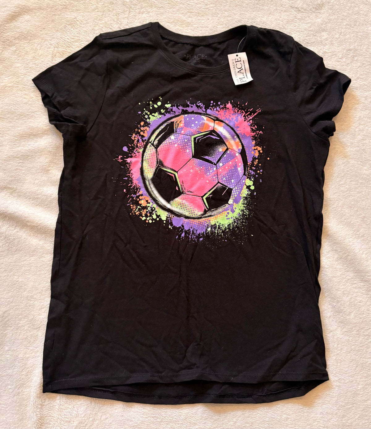 #102 - NWT Children's Place girls size XXL soccer shirt