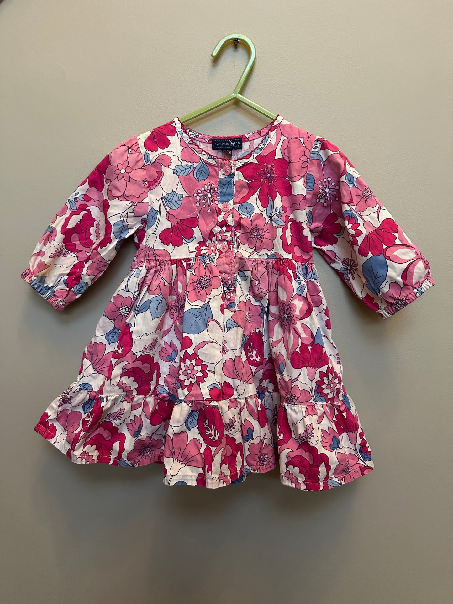 #130 Pumpkin Patch Girls Dress Sz 6 to 12 Months Retail $58