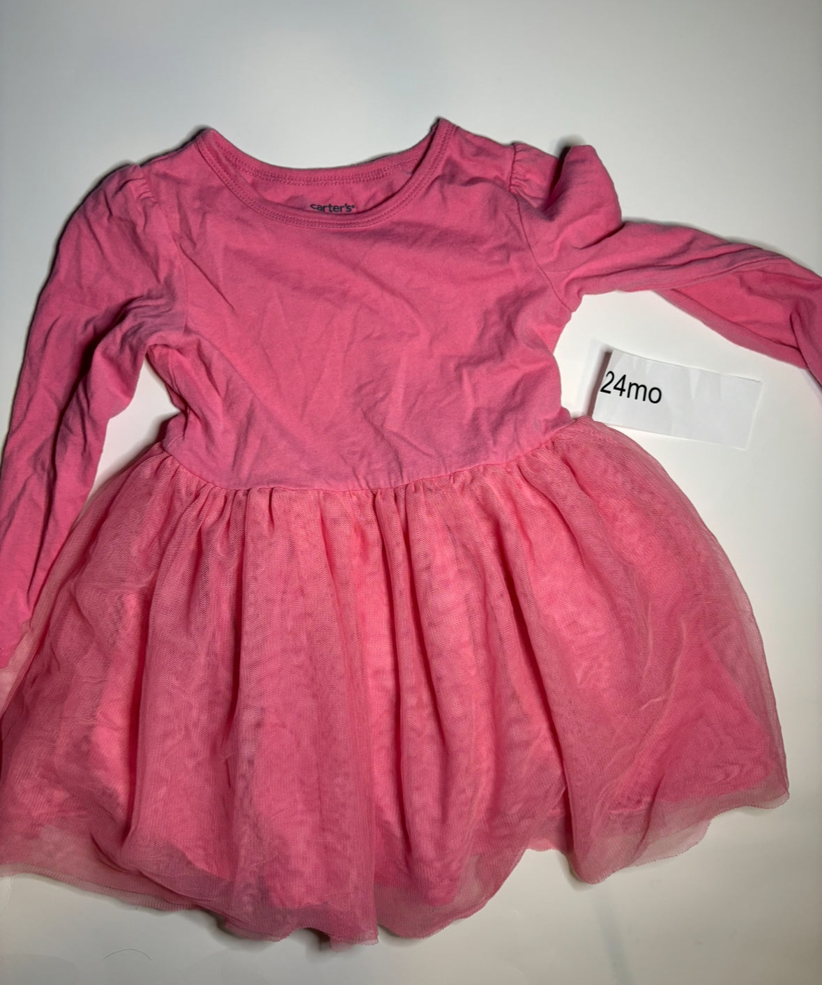205 24mo Carters Tulle Dress, Pink