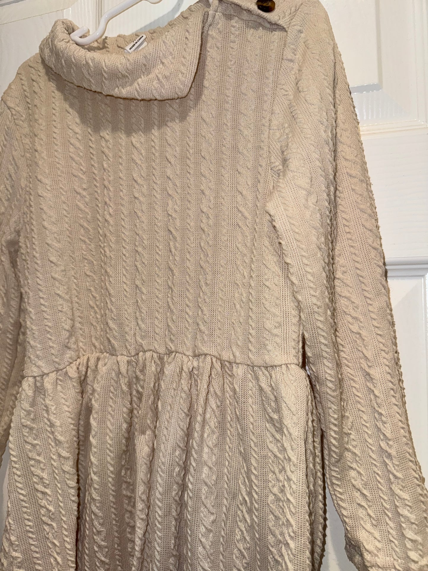 #53 girl long sleeve dress size 7