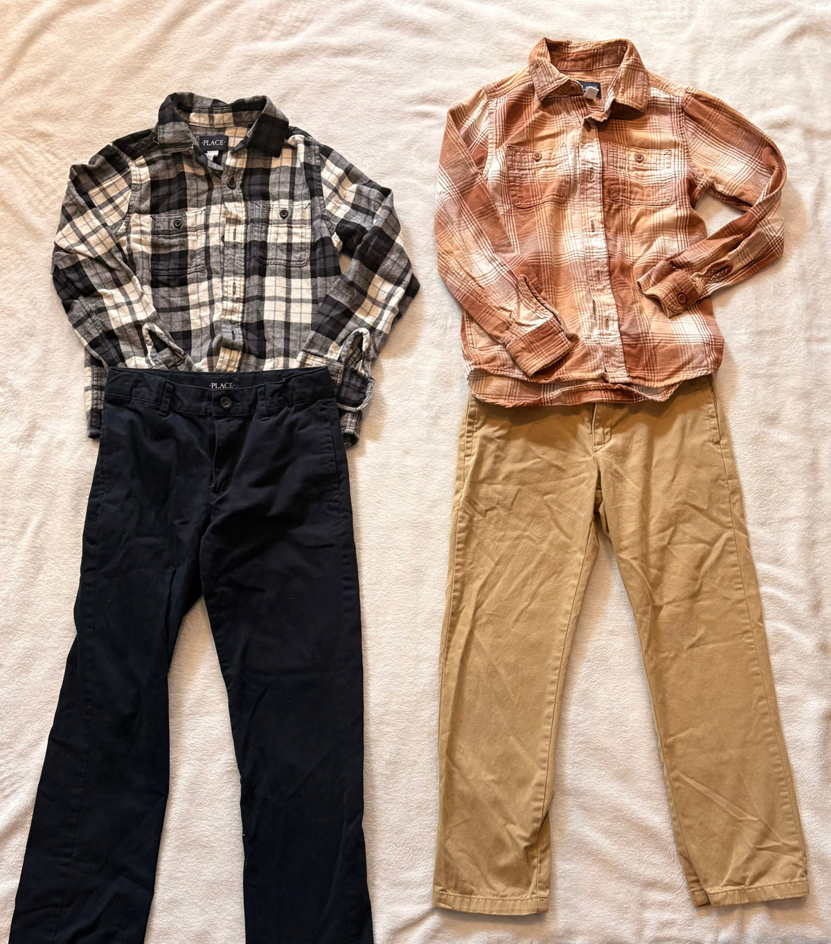 #102 - Children's Place boys size 7/8 long sleeve sets