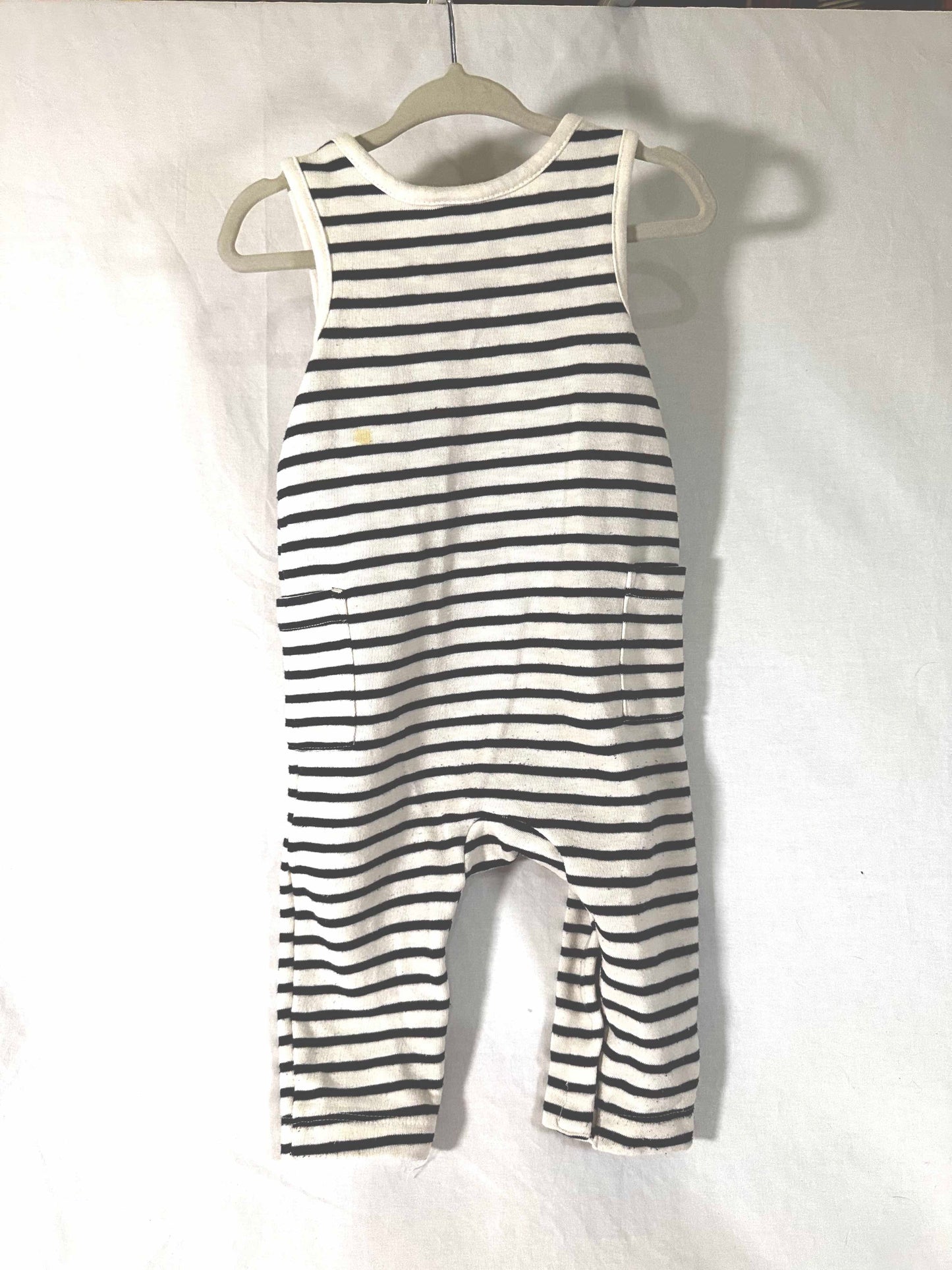 #30 Stripe Coveralls, 6-12M