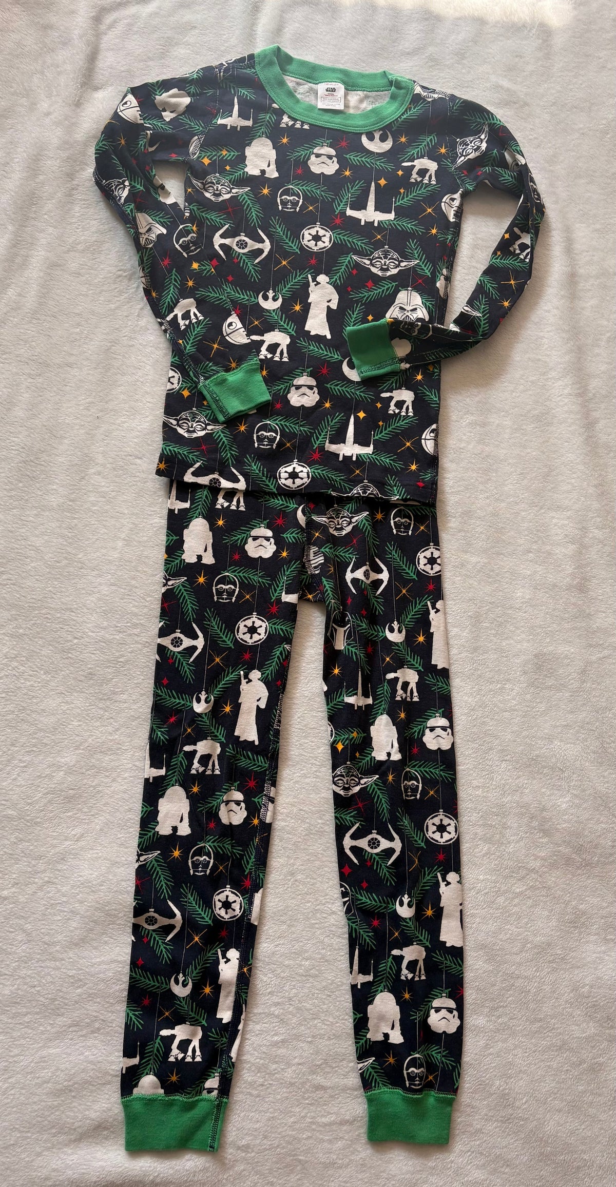 #102 - Hanna Andersson boys size 8 Christmas pajamas