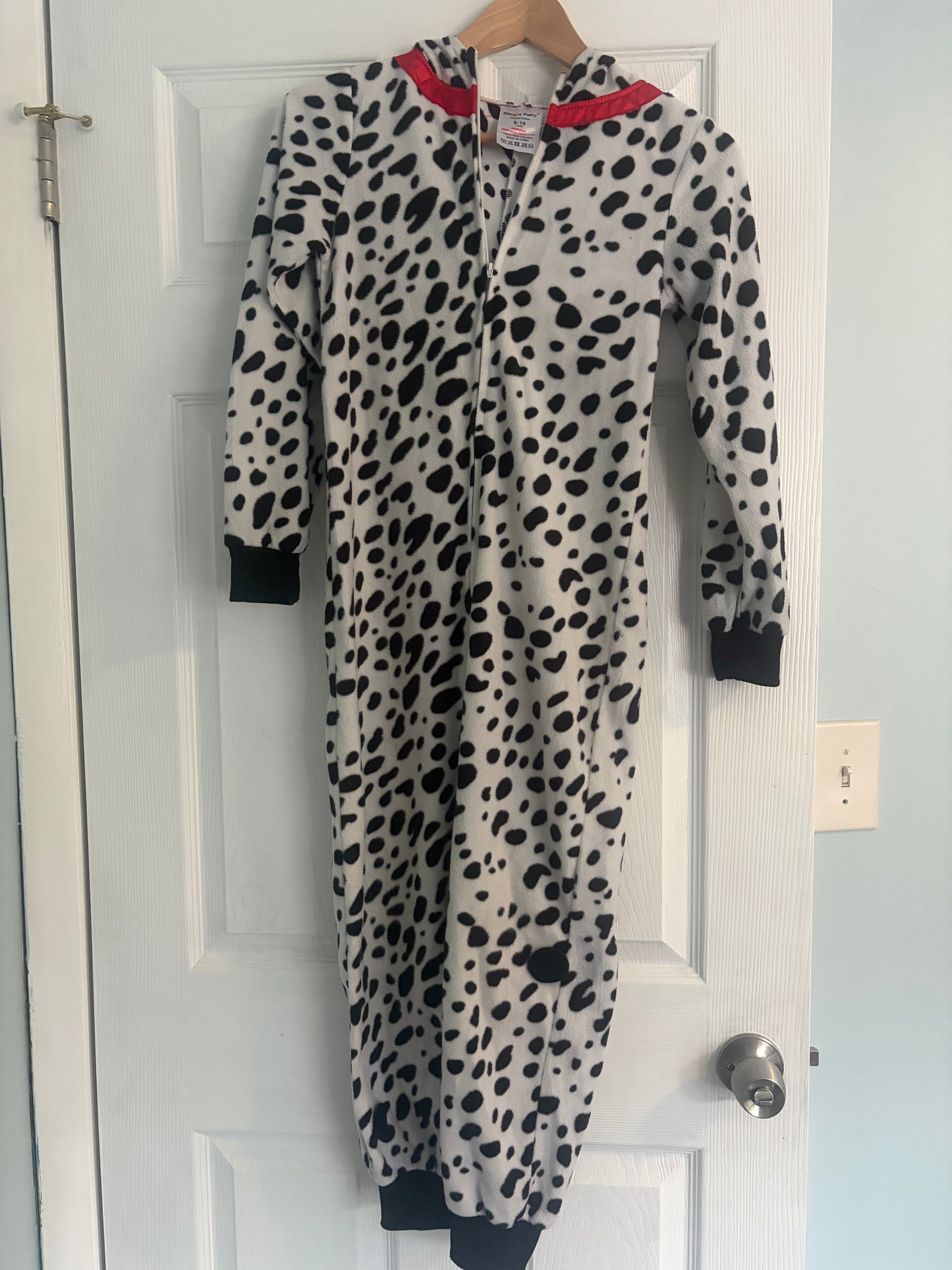 Seller #91 dalmatian dog costume size 8-10 GUC