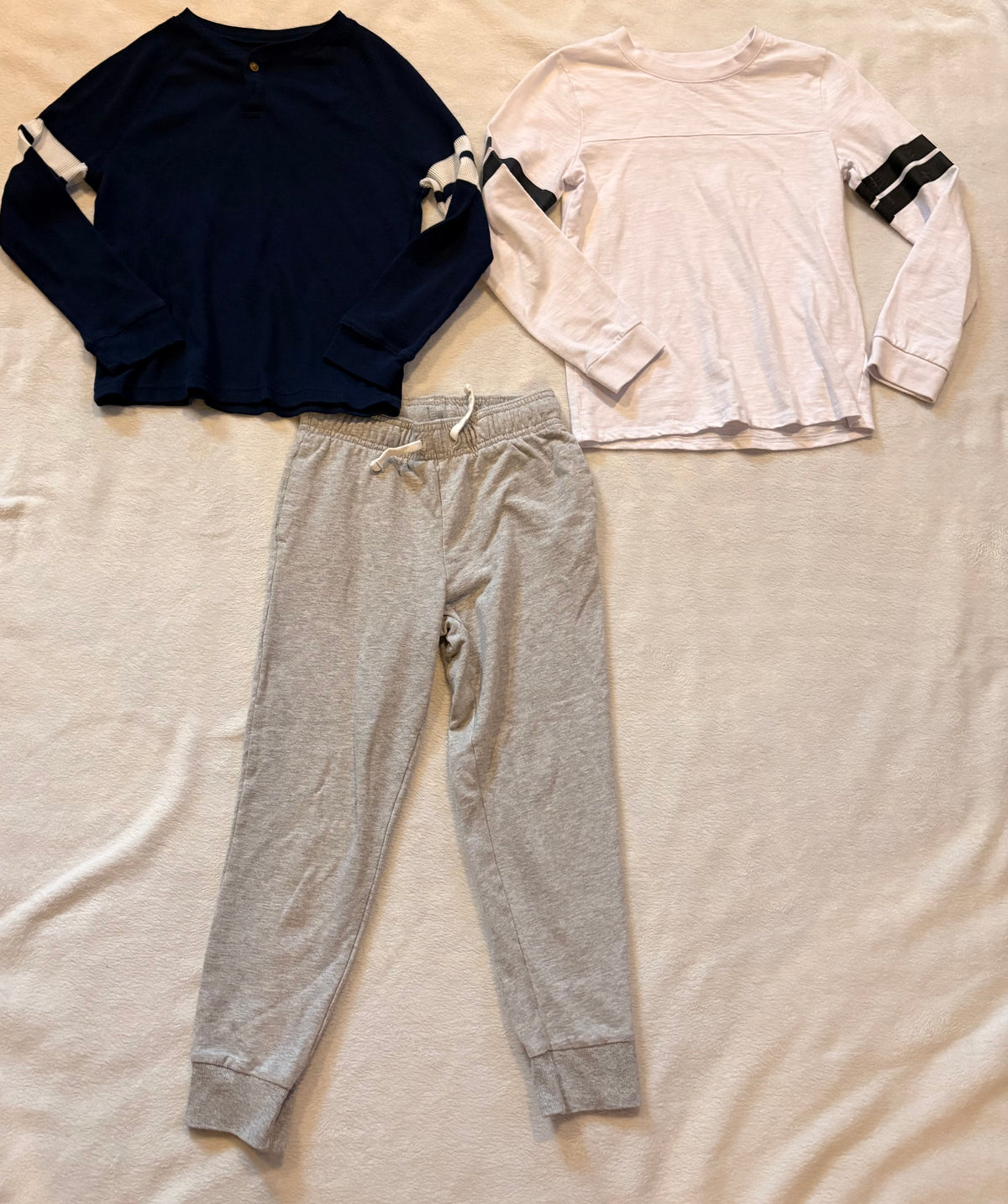#102 - boys size 7/8 long sleeves and pants