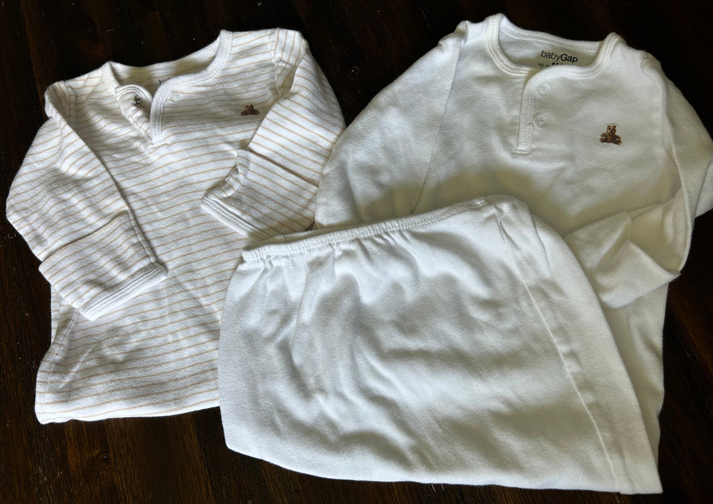 Seller #21 gap baby gowns 0-3mo