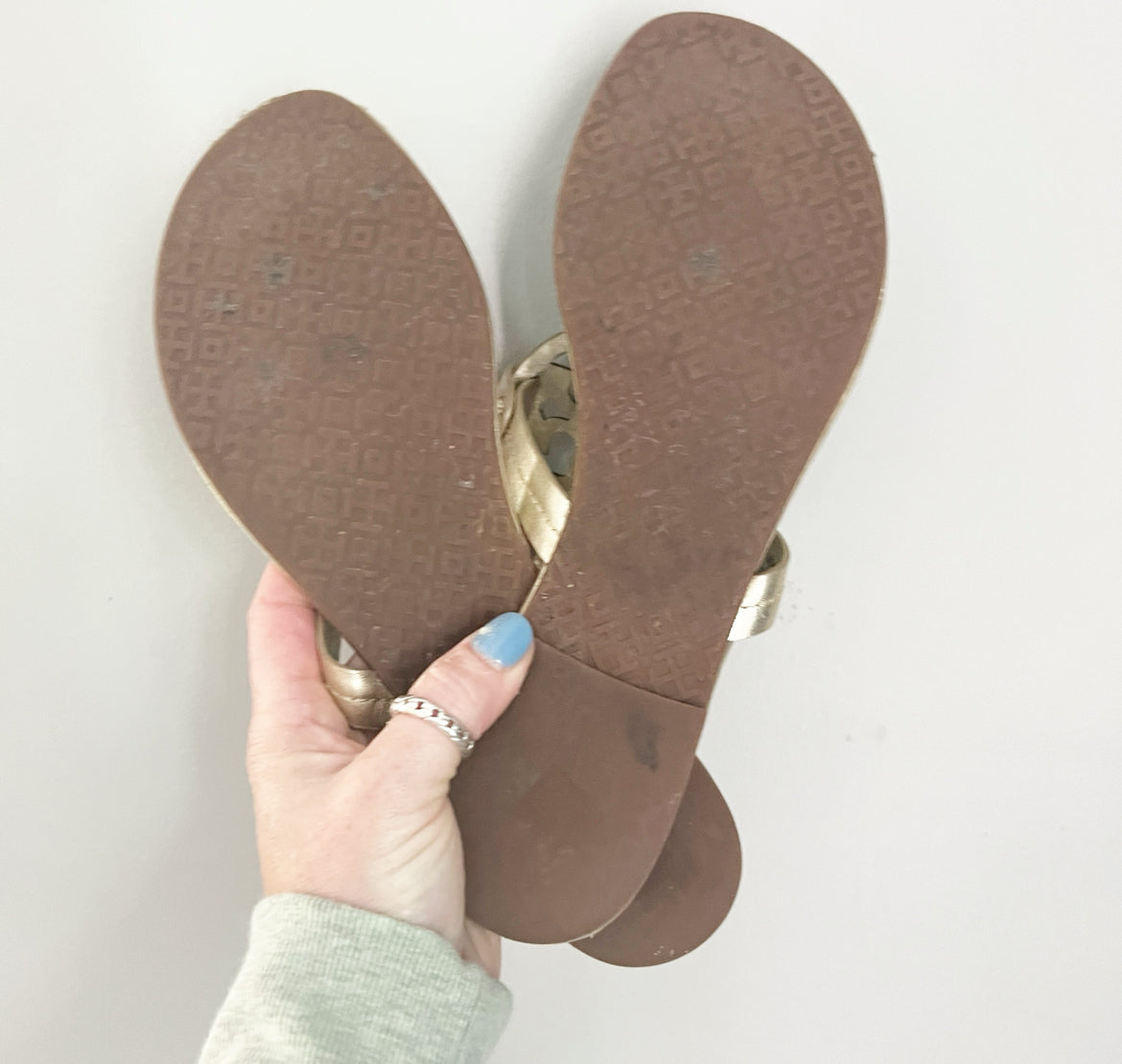 Seller 196 Gold Tory Burch Miller Flats 8
