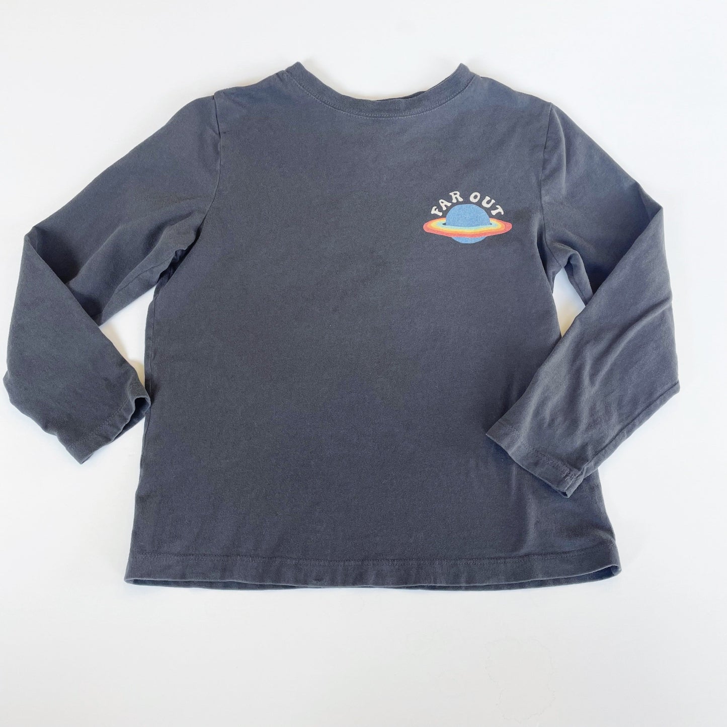 #118 | Size 120 / 6-7 | Hanna Andersson Boys Far Out Space Shirt