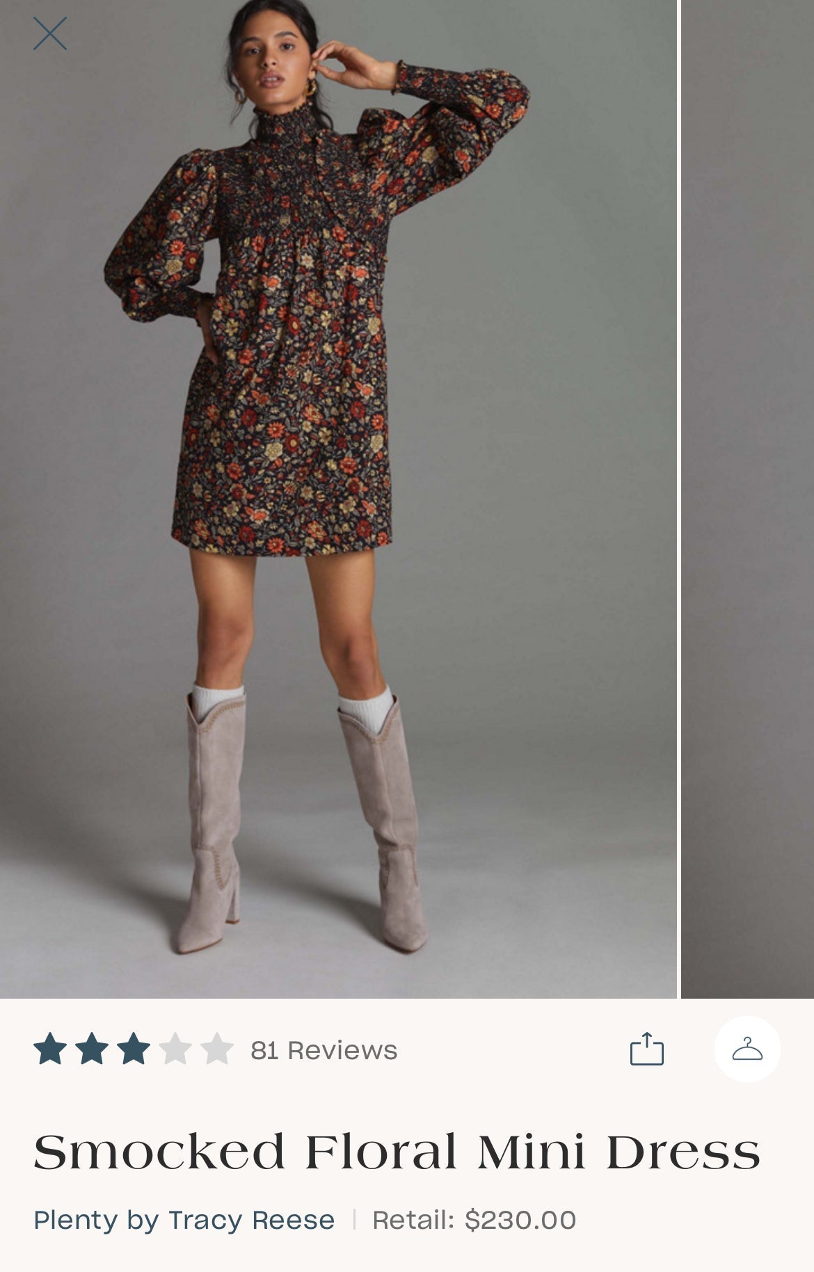 Seller 196 Plenty by Traci Reese floral mini women’s S