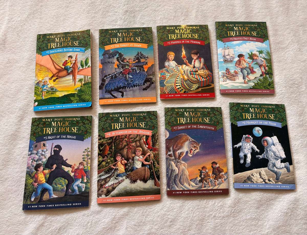 #102 - Magic Tree House set of 8 books
