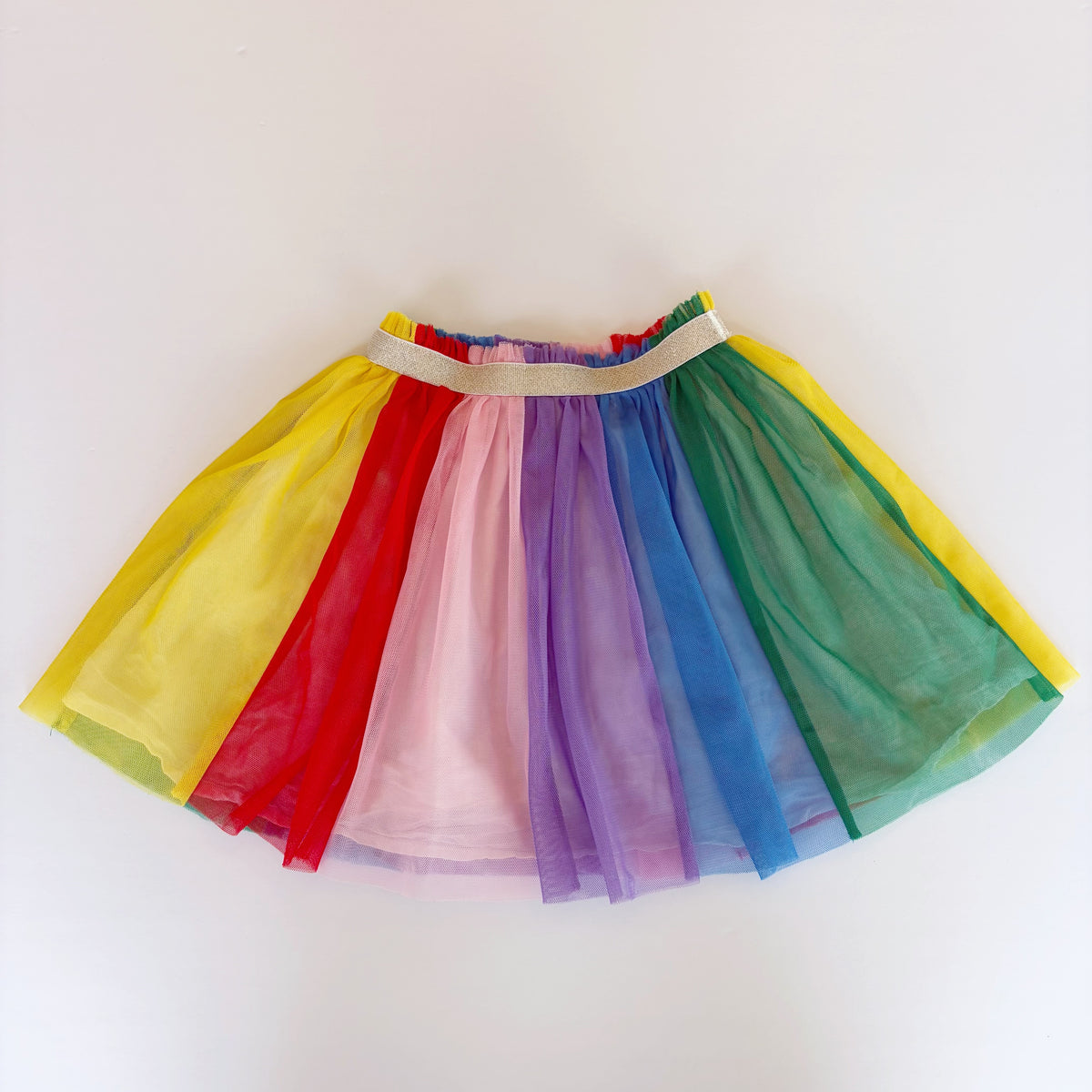 #96 | Size 110 / 5 | Hanna Andersson Girls Rainbow Tulle Skirt