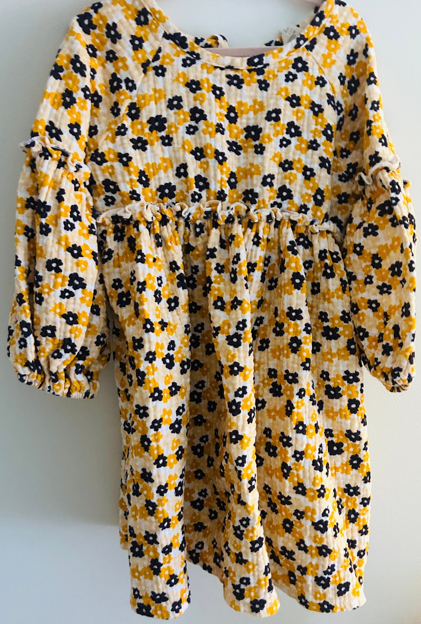 #15 REDUCED Alice+Ames 4t Bodie Dress (Navy/Yellow)