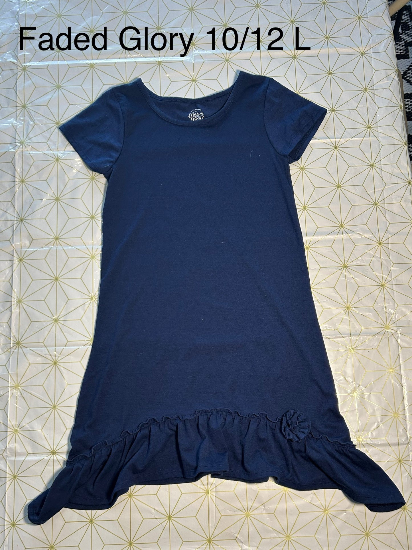 Seller #62 Faded Glory Navy blue dress L 10/12