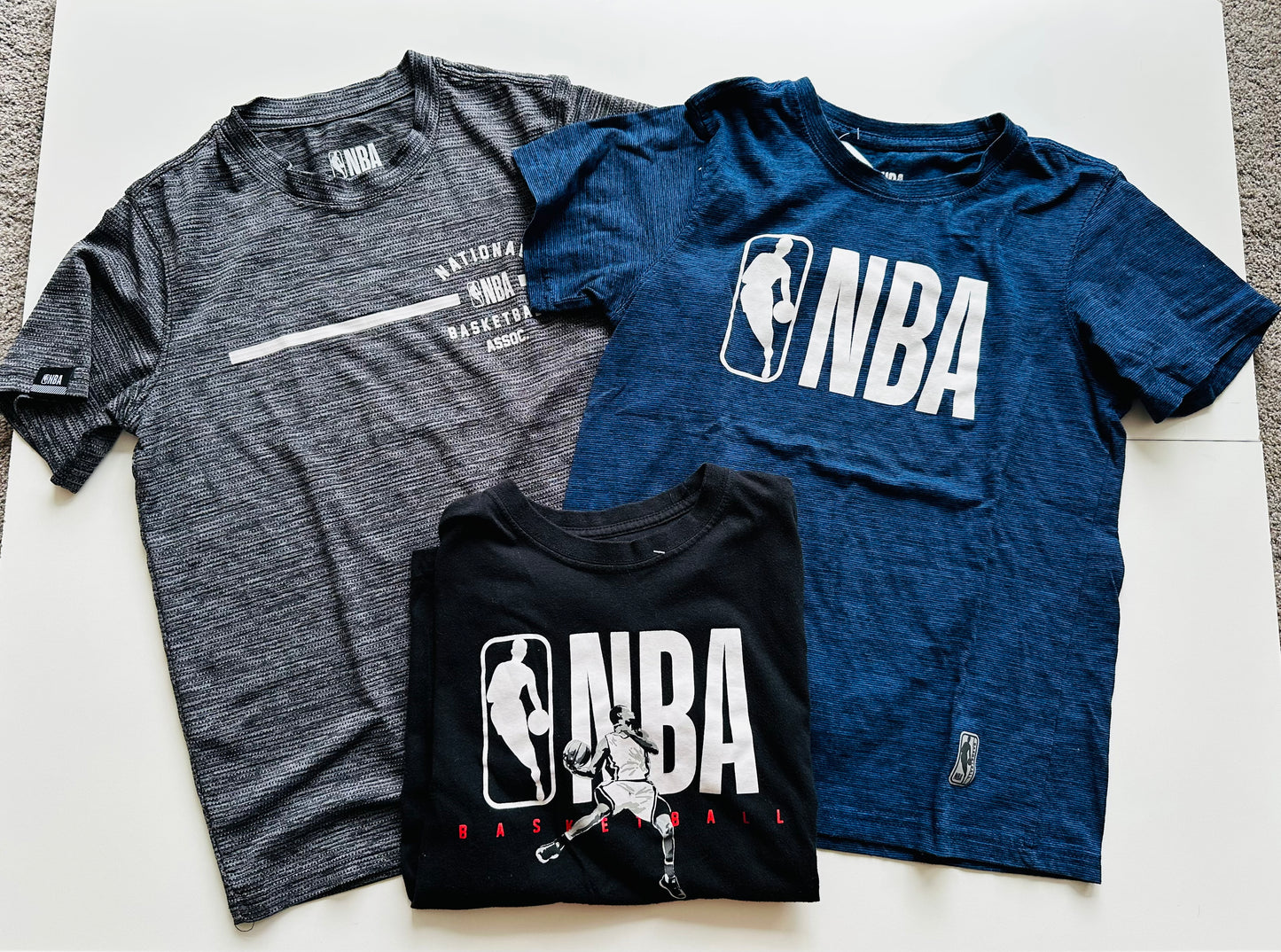 #130 Boys Sz 10–12 Basketball NBA Tshirts Bundle