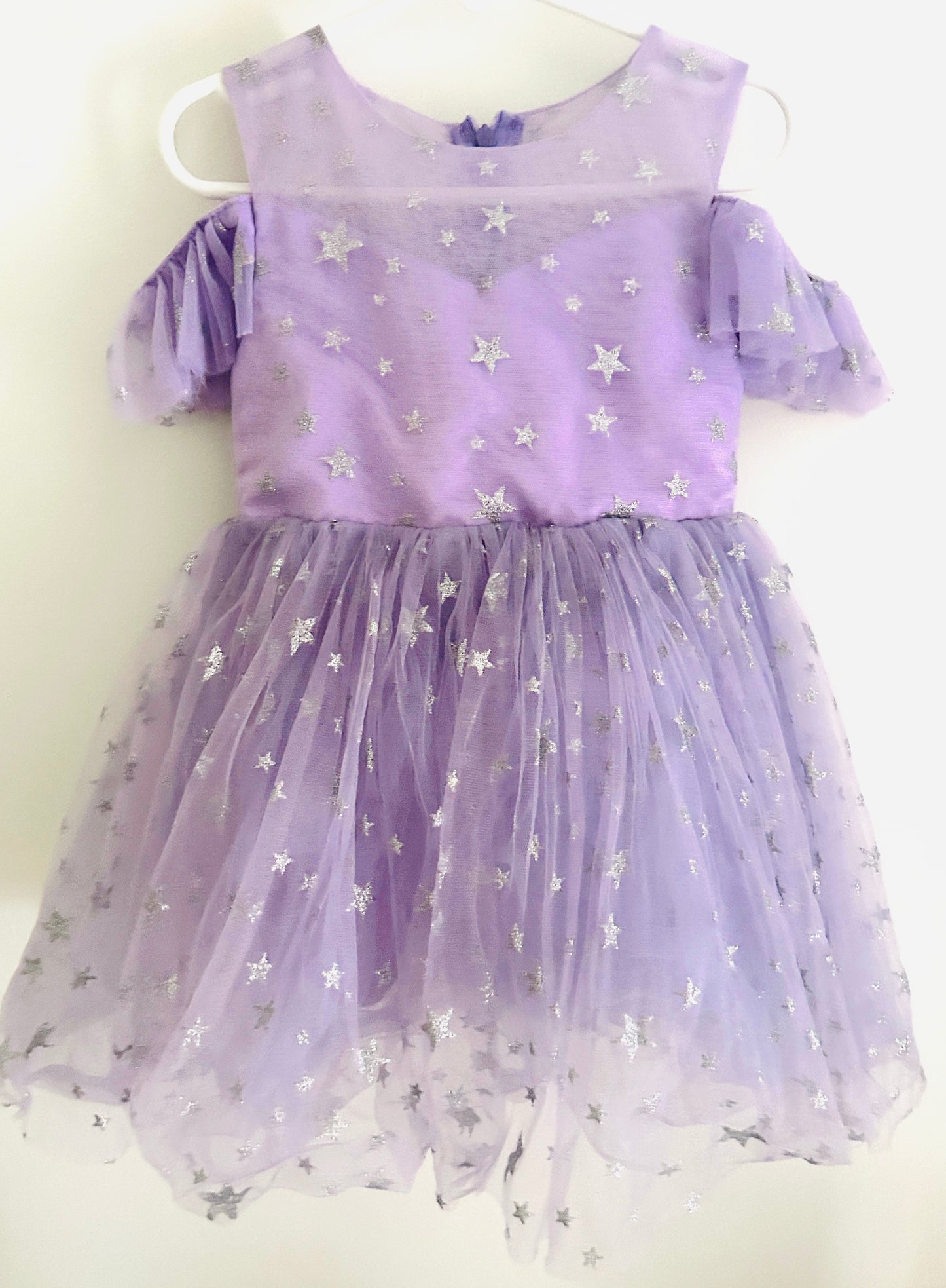 #15 Trish Scully 3t Lavender Star Dress VGUC